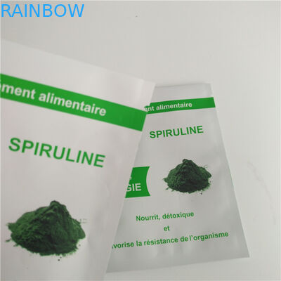 O produto comestível de folha de alumínio levanta-se o saco de pó lateral do café de Eco do selo dos malotes três