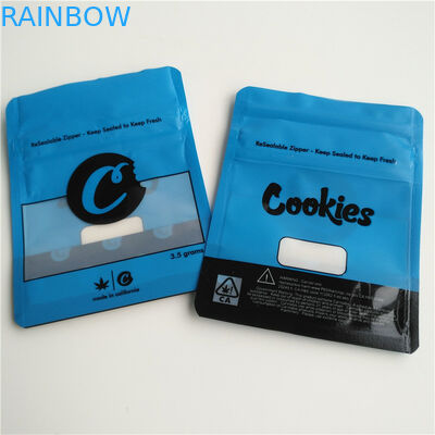 Tamanho personalizado ANIMAL DE ESTIMAÇÃO de empacotamento da folha de alumínio do incenso erval Ziplock do saco de Runtz