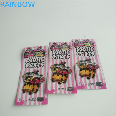 Os cartuchos de CBD Vape Resealable levantam-se o saco de Mylar do zíper dos malotes para o tanque de Vape