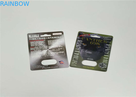 3D de grande resistência carda a caixa de exposição acrílica impermeável de empacotamento do chicote do bloco de bolha