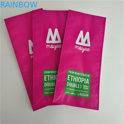 O costume matte da parte inferior lisa imprimiu levanta-se sacos de café laminados alumínio do reforço M dos malotes