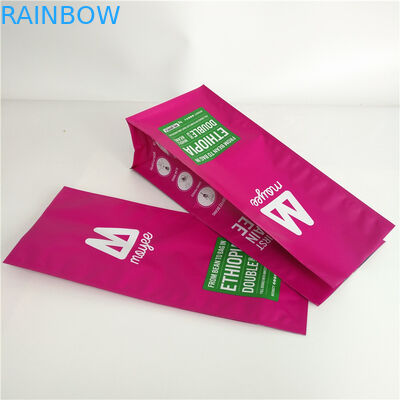 O costume matte da parte inferior lisa imprimiu levanta-se sacos de café laminados alumínio do reforço M dos malotes