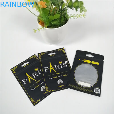 A folha de alumínio de empacotamento do incenso erval da cor de CYMK levanta-se o saco plástico do zíper de Mylar