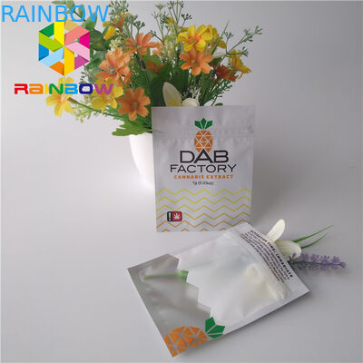 Malotes plásticos de folha de alumínio que empacotam a umidade - a prova para o óleo Gummies de CBD remove ervas daninhas