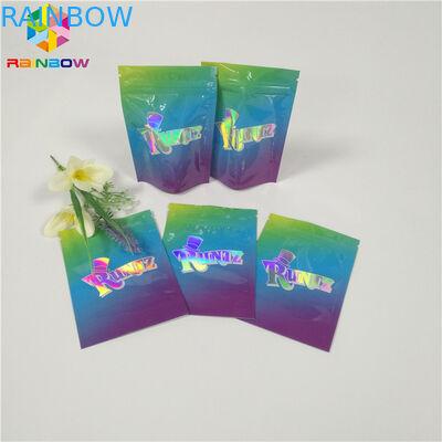 O costume de empacotamento do malote da folha da cookie imprimiu a prova plástica da criança dos sacos do fechamento do fecho de correr