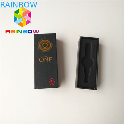 Revestimento de empacotamento da superfície do resíduo metálico do jogo do atomizador de Cbd das caixas do cartucho feito sob encomenda de Vape do tamanho