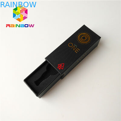 Revestimento de empacotamento da superfície do resíduo metálico do jogo do atomizador de Cbd das caixas do cartucho feito sob encomenda de Vape do tamanho