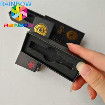 Revestimento de empacotamento da superfície do resíduo metálico do jogo do atomizador de Cbd das caixas do cartucho feito sob encomenda de Vape do tamanho