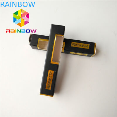 A caixa de empacotamento baixo Moq 1oz imprimindo feito sob encomenda da garrafa de óleo essencial de CBD 2 onças reciclou o papel do cartão