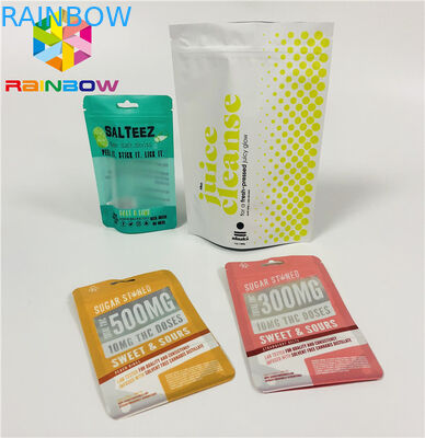 A folha de alumínio da barreira da umidade levanta-se o plástico do Ziplock do feijão de café dos sacos do malote