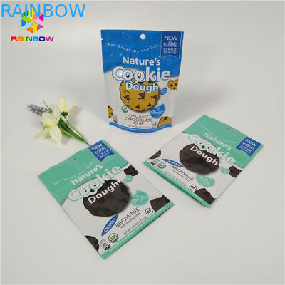 Os sacos pequenos coloridos do acondicionamento de alimentos da folha de alumínio de Mylar fecham o fechamento para o biscoito/fruto seco