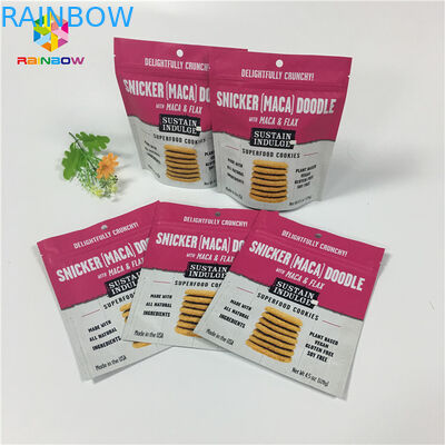 Impressão biodegradável de empacotamento de Digitas dos sacos da folha plástica Resealable para o chocolate/queijo