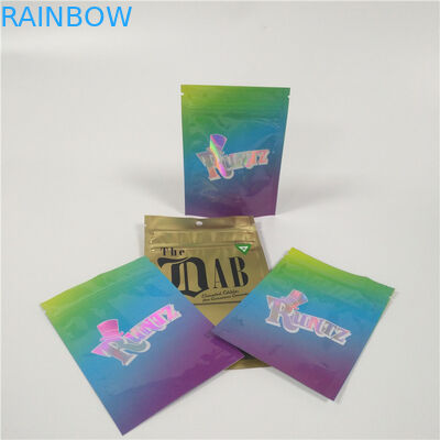 3,5 gramas de empacotamento dos malotes plásticos levantam-se sacos Ziplock do cânhamo de Runtz da erva daninha de Mylar