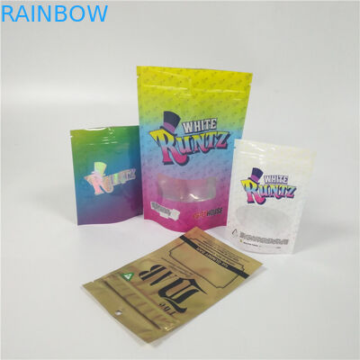 O costume imprimiu levanta-se o malote que empacota o revestimento de superfície lustroso Cbd com janela