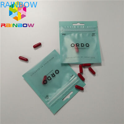 Selo lateral impressão feita sob encomenda Ziplock de empacotamento selada da folha de alumínio do malote da folha do comprimido 3