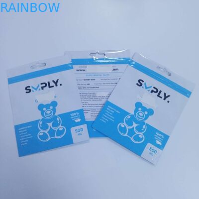 O incenso erval resistente da criança que empacota Cbd ensaca a impressão de Gravnre da folha para a cápsula