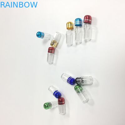 Recipiente plástico PP das garrafas de comprimido da cápsula do suplemento material com tampão do metal