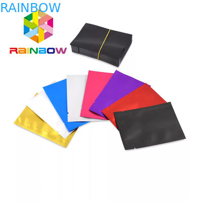 Malotes plásticos Resealable que empacotam três o selo lateral Mylar pequeno para ervas/cookies