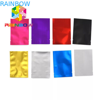 Malotes plásticos Resealable que empacotam três o selo lateral Mylar pequeno para ervas/cookies