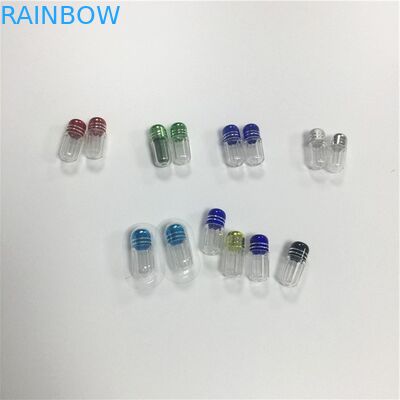 Mini recipiente de empacotamento da forma da bala da cápsula dos comprimidos do rinoceronte 69 do bloco de bolha da garrafa do picosegundo do plástico