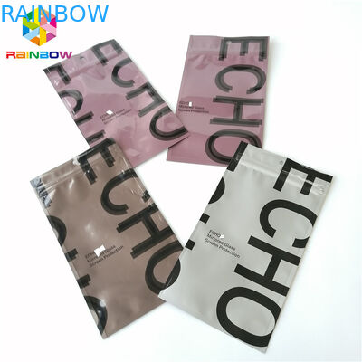 A embalagem Ziplock da folha de alumínio ensaca o malote vazio plástico selado tomado partido três do chá