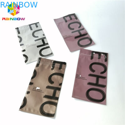 A embalagem Ziplock da folha de alumínio ensaca o malote vazio plástico selado tomado partido três do chá