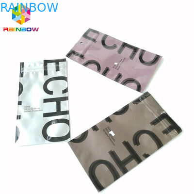 A embalagem Ziplock da folha de alumínio ensaca o malote vazio plástico selado tomado partido três do chá