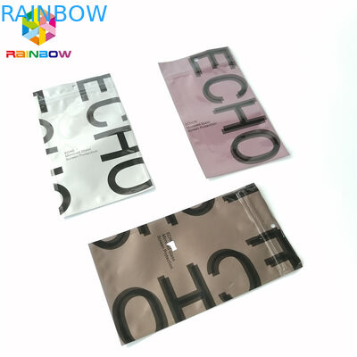 A embalagem Ziplock da folha de alumínio ensaca o malote vazio plástico selado tomado partido três do chá