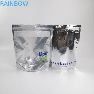 O saco de empacotamento cosmético do filme do laser levanta-se o logotipo personalizado malote que imprime bens