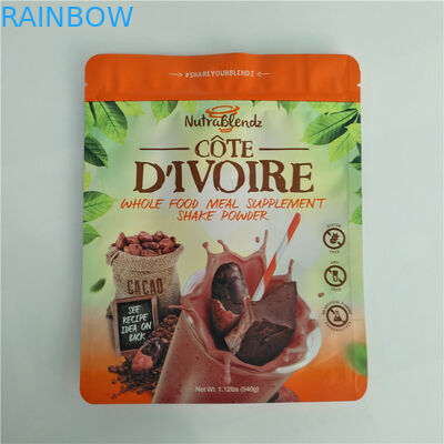 Malotes plásticos da soldadura térmica que empacotam sacos de pó Roasted do feijão de café com Ziplock