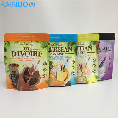 o empacotamento do saco do petisco de 250g 500g 1kg levanta-se o saco superior do zíper para o alimento de petisco Nuts