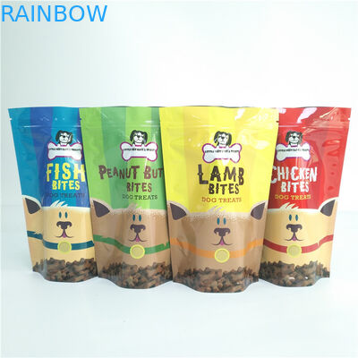 Malote orgânico do vácuo reusável do plástico laminado do saco dos alimentos para animais de estimação do armazenamento do deleite do cão