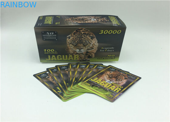 Cartão preto da bolha que empacota FX caixa de papel da exposição de 35000 séries para os comprimidos masculinos do realce