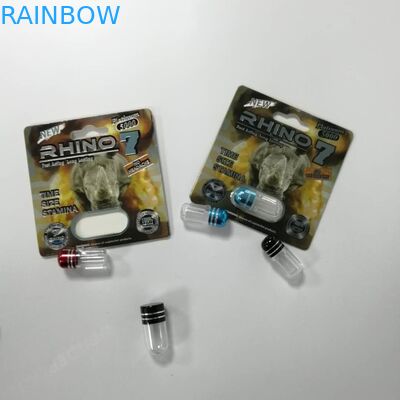 Cartão da bolha da medicina do poder do sexo dos homens de Powful que empacota o bloco sexual dos comprimidos do rinoceronte 69 do realce