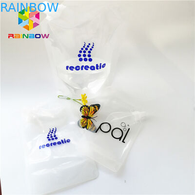 Líquidos reusáveis levantam-se o saco de empacotamento do aperto da embalagem do comida para bebê do malote do bico