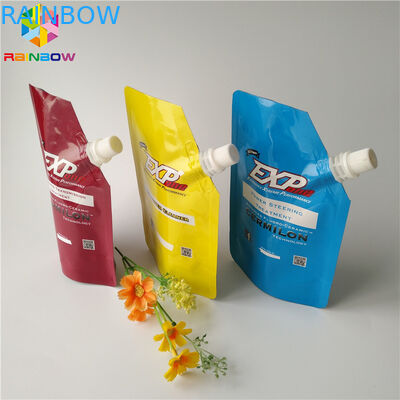 Líquidos reusáveis levantam-se o saco de empacotamento do aperto da embalagem do comida para bebê do malote do bico