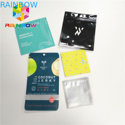 Malote lateral de empacotamento matte do selo dos sacos três da folha de alumínio para o bloco cosmético da composição