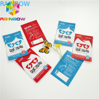 Os sacos lisos plásticos da folha de alumínio dos pacotes de Mylar laminaram o malote facial da máscara com entalhe do rasgo