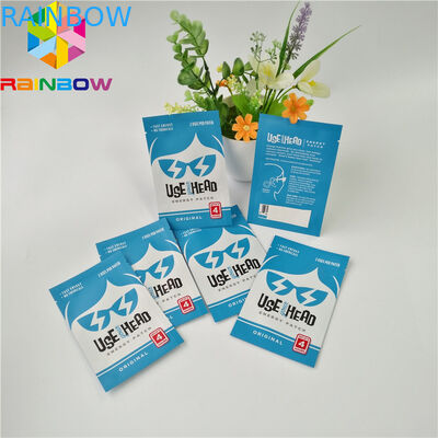 logotipo feito sob encomenda plástico laminado prova de empacotamento de Mylar do cheiro do malote da folha de alumínio da polegada 4x6