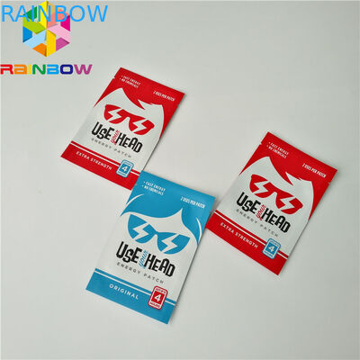 logotipo feito sob encomenda plástico laminado prova de empacotamento de Mylar do cheiro do malote da folha de alumínio da polegada 4x6