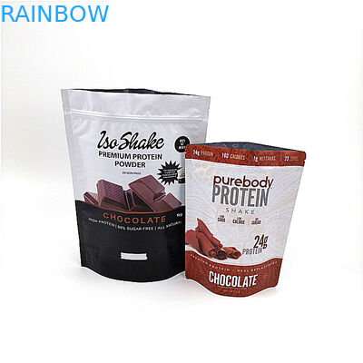 O pó do fecho de correr da grande capacidade do saco do empacotamento de alimento da impressão de Gravnre levanta-se o malote