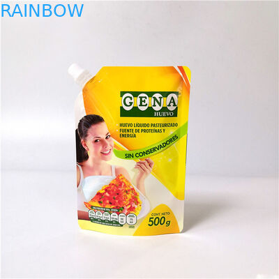 A bebida plástica levanta-se o saco jorrado do suco de fruto dos malotes bebida reusável com tampão