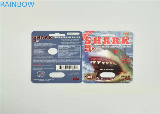 Cartão de papel grande de empacotamento amigável do menino 6X da folha do holograma do bloco de bolha de Eco com caixa de exposição