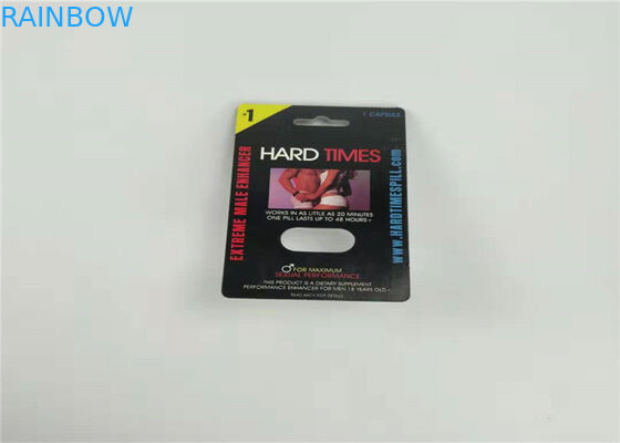 cartão da bolha do papel do búfalo 7000K que empacota a folha vermelha que carimba a impressão deslocada