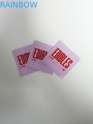 3.5/7 gramas de sacos Ziplock plásticos da erva daninha da prova do cheiro de Mylar para o empacotamento da flor de Gummies