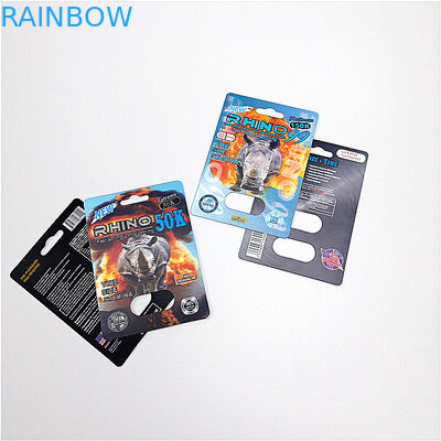 Bolha plástica da corrediça caprichosa que empacota a tampa plástica do cartão preto de Mamsa 3d para comprimidos do sexo