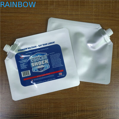 A bebida reusável levanta-se sacos biodegradáveis da especiaria do pacote do alimento do malote do zíper com bico