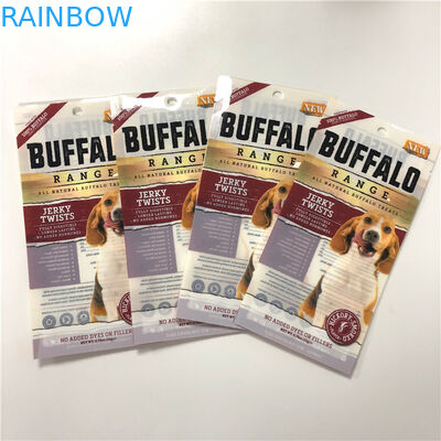 Malotes plásticos seguros do alimento do cão/gato/tartaruga/peixes do saco do acondicionamento de alimentos com Ziplock reusável