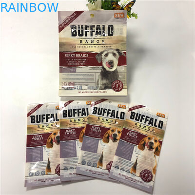 Malotes plásticos seguros do alimento do cão/gato/tartaruga/peixes do saco do acondicionamento de alimentos com Ziplock reusável