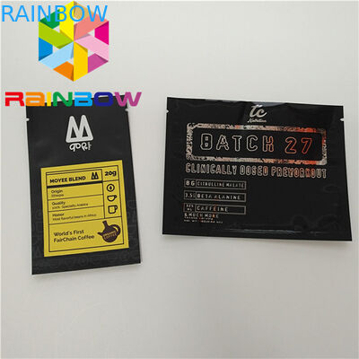 Sacos da parte inferior lisa da série de Kraton, saco do malote de três lados para a erva daninha gomosa dos doces do cânhamo